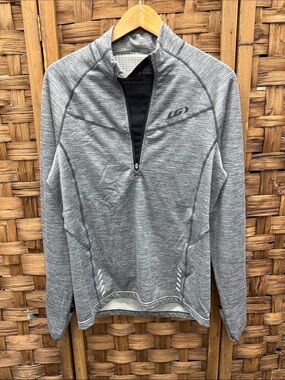 GARNEAU 4002 BASE LAYER TOP HEATHER GRAY